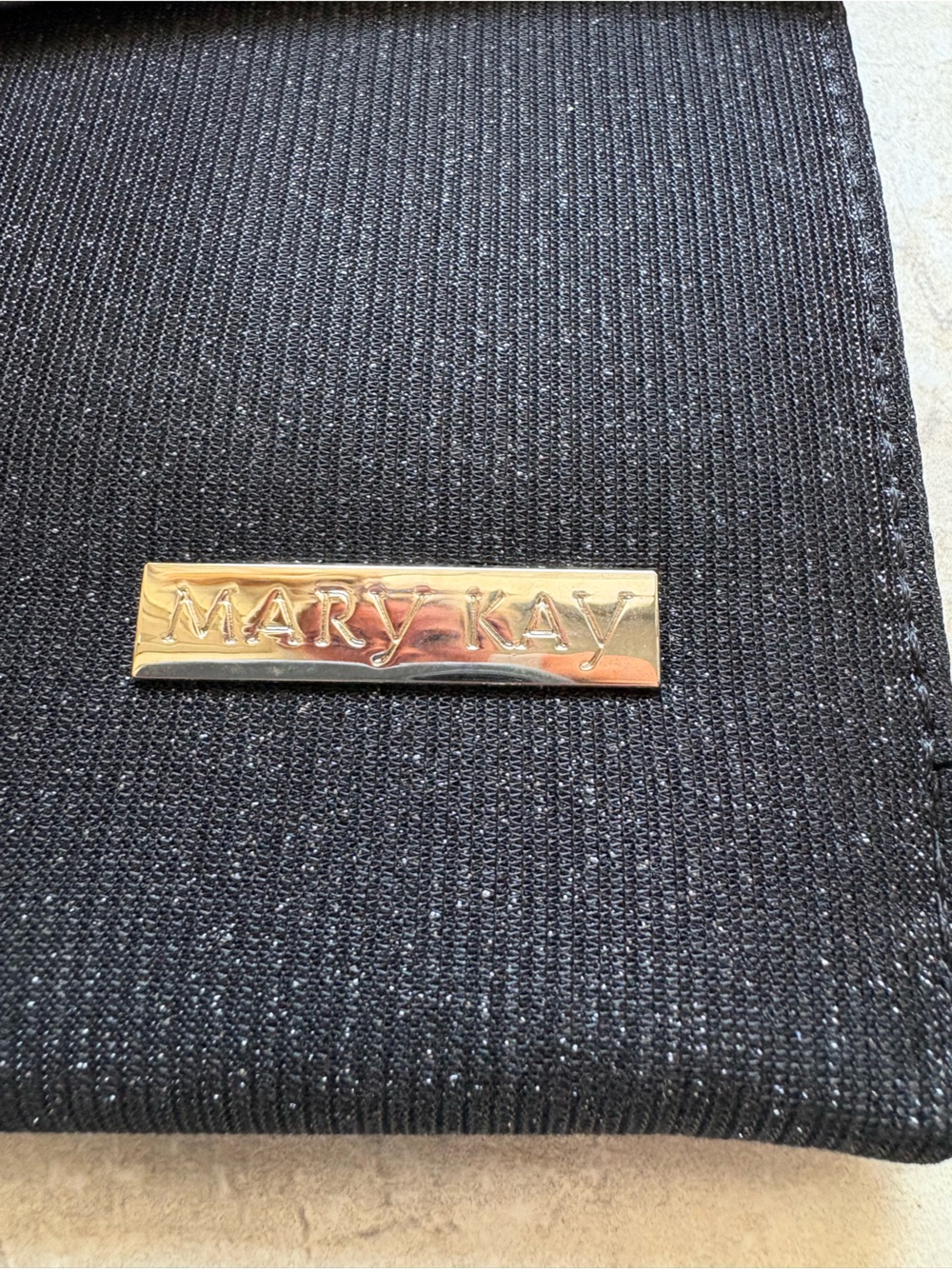 Mary Kay Black Tablet Sleeve with Gold Accent - Picture 2 of 4